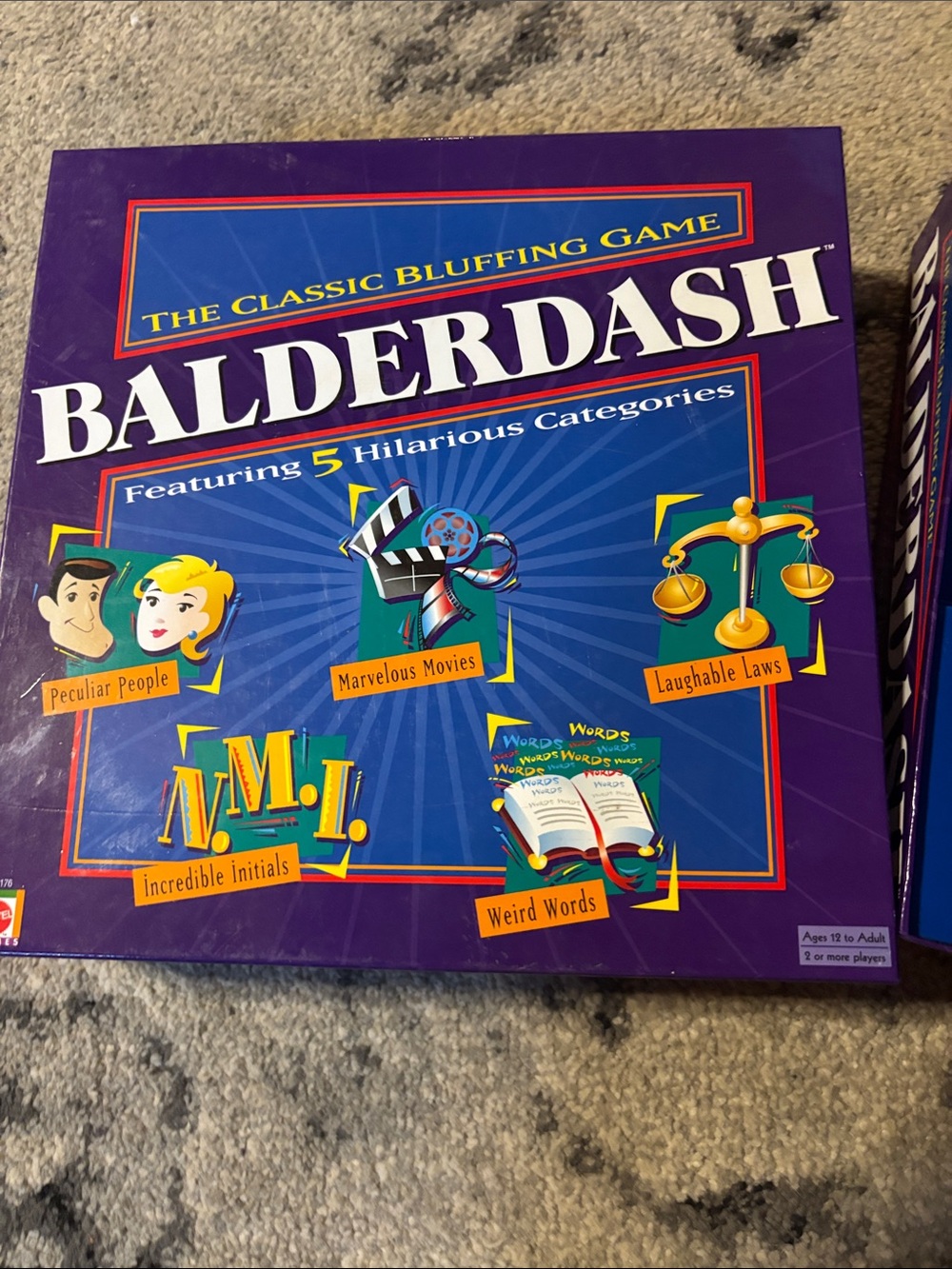 BALDERDASH Classic Bluffing Game - Purple Edition